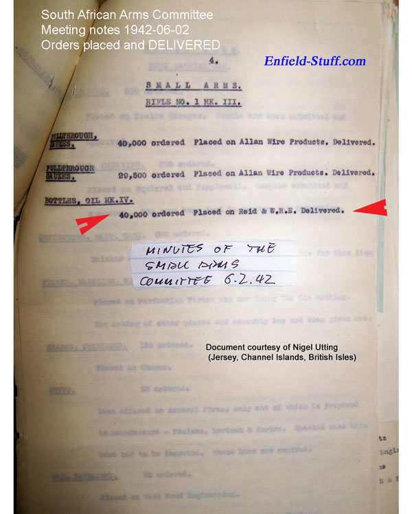 Notes on South African Lee-Enfield oilers