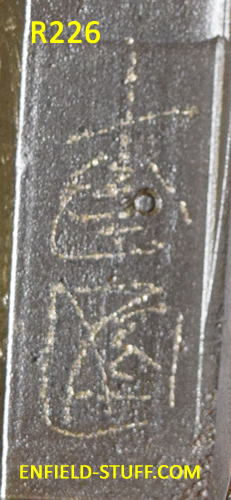Lee-Enfield rifle unit markings - China