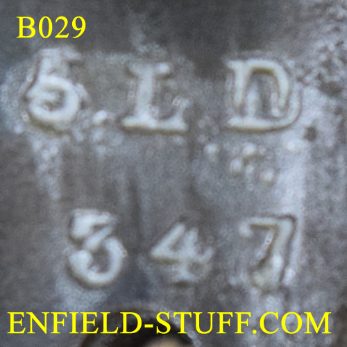 Lee-Enfield rifle unit markings - England