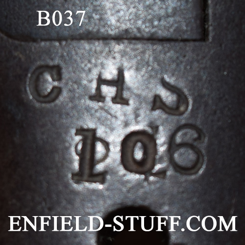 Lee-Enfield rifle unit markings - England