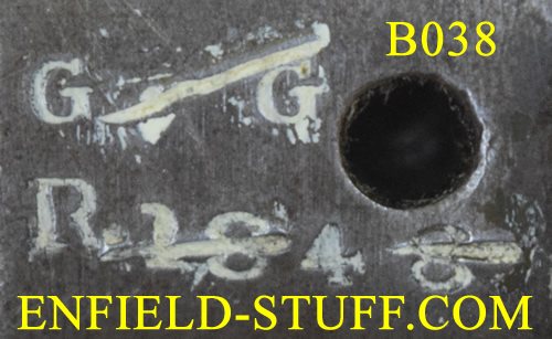 Lee-Enfield rifle unit markings - England