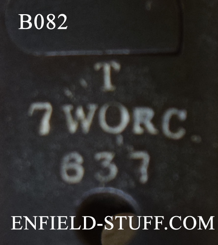 Lee-Enfield rifle unit markings - England