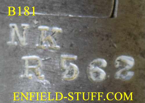 Lee-Enfield rifle unit markings - England