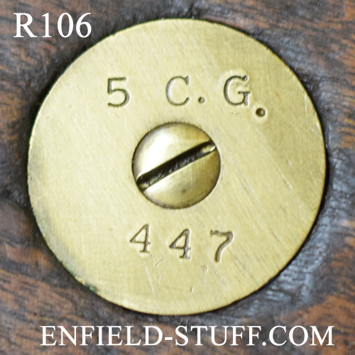 Lee-Enfield rifle unit markings - England