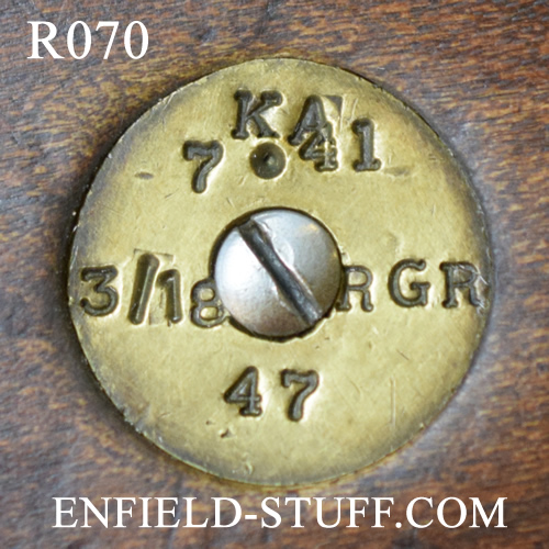 Lee-Enfield rifle unit markings - INDIA