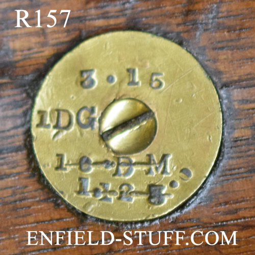 Lee-Enfield rifle unit markings - INDIA