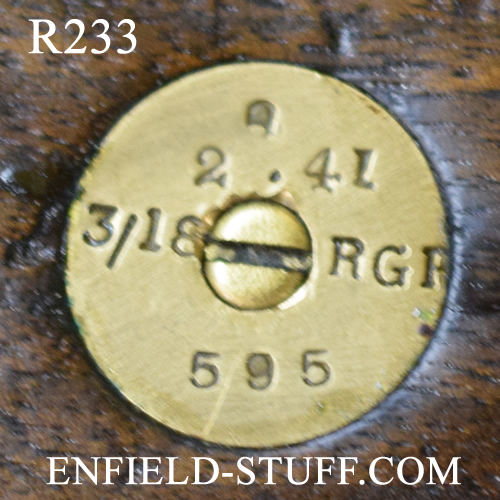 Lee-Enfield rifle unit markings - INDIA