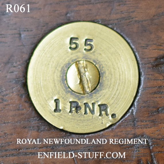 Lee-Enfield rifle unit markings - Newfoundland