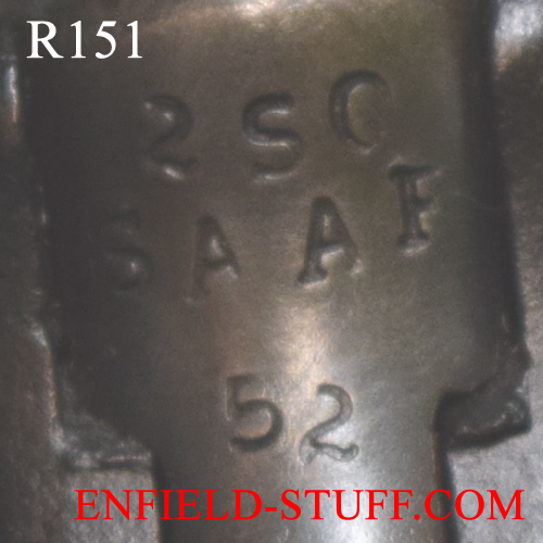 Lee-Enfield rifle unit markings - South Africa