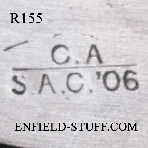 Lee-Enfield rifle unit markings - South Africa